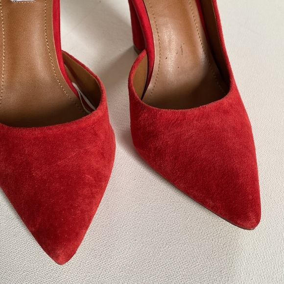 Steve Madden Chanda Red Heels, Size 7.5 - Picture 2 of 15